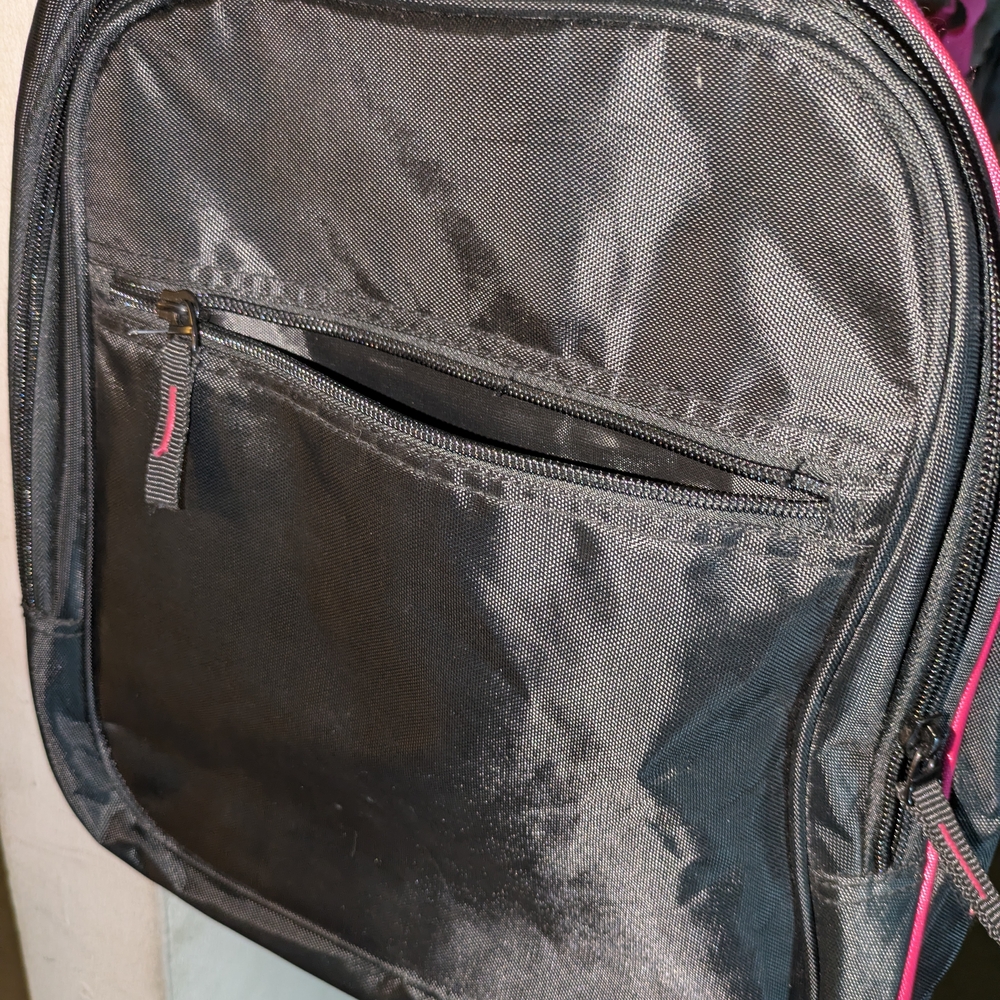 Protege Gray and Pink Duffel Bag - Picture 7 of 9